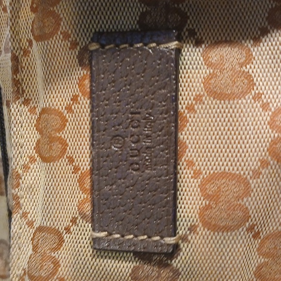 Authentic Gucci Web Sherry Line Tote Bag GG  Anvas Leather - Picture 2 of 16